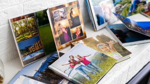 verschiedene Fotobücher