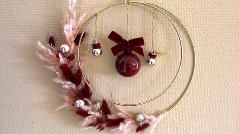 Weihnachtlicher Türkranz