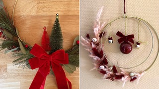 Weihnachtlicher Türkranz