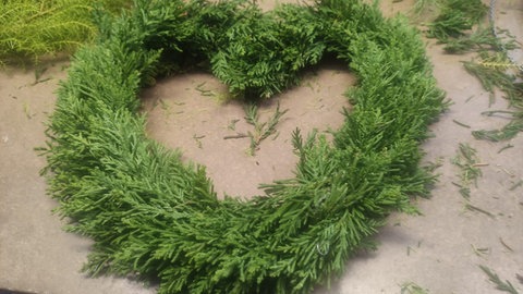 Weihnachtlicher Türschmuck