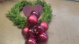 Weihnachtlicher Türschmuck