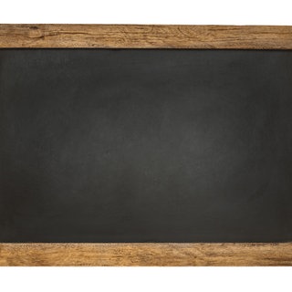 Tafel mit Holzrahmen