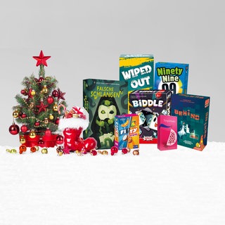 Brettspiel, Kartenspiel und Würfelspiel: Das wären gute Spiele aus dem Jahrgang 2025 für den Stiefel an Nikolaus.