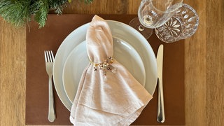 Serviettenring mit Schleife