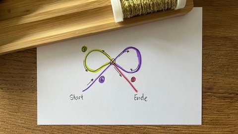 Serviettenring mit Schleife