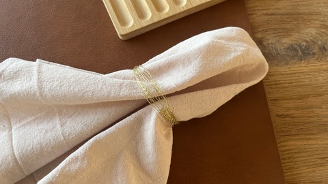 Serviettenring mit Schleife