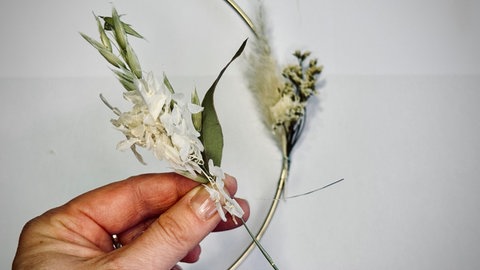 winterlicher Türkranz
