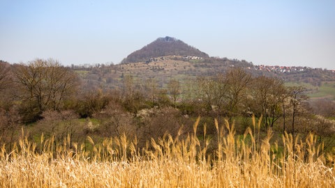 Frühling in Göppingen - Blick auf den Hohenstaufen