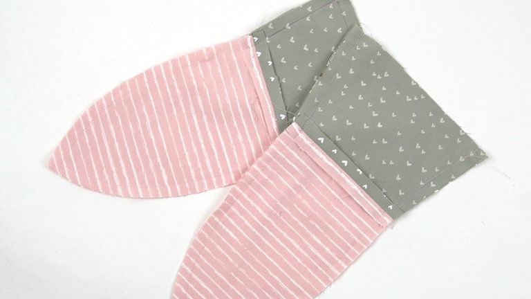 Am Innenteil die Wendeöffnung wie eingezeichnet beachten! 