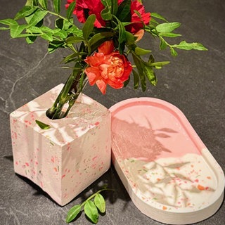 Terrazzo-Vase