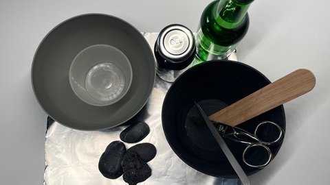 Betonschale für Sukkulenten