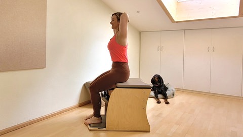 Pilatesübungen für den Rücken