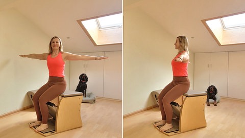 Pilatesübungen für den Rücken