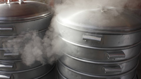 Qualmende Töpfe - Dampfgaren, um Nährstoffe und Vitamine