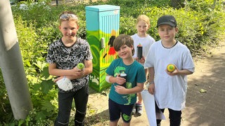 Krebskranke Kinder finden Freude im Graffiti sprayen.