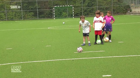 Fußballgruppe für Kinder mit Handicap