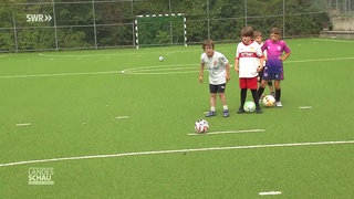 Fußballgruppe für Kinder mit Handicap