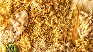 Verschiedene Pasta-Sorten