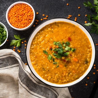 Roter Linsen-Eintopf