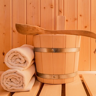 Sauna Utensilien