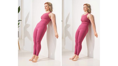 Wandpilates Shoulderbridge