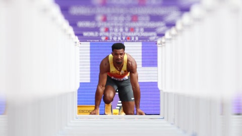 Leo Neugebauer bei der Weltmeisterschaft im Zehnkampf