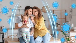 Familie wurde geimpft und schützt sich so vor Krankheiten