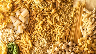 verschiedene Pastasorten