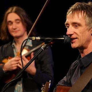 Musiker Andrew Cadie und Mark Bloomer