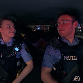 Polizeikommissarin Sarah Schräder und Polizeikommissar Jonas Harder