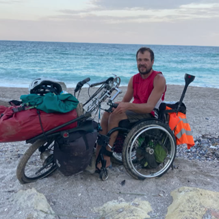 Robin Kaltenbach am Meer