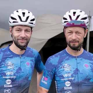 Sportler Markus Weninger und Peter Thiessen