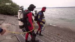 DLRG Einsatztaucher am Bodensee