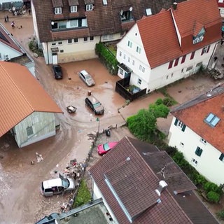 Unwetterschäden in Rudersberg