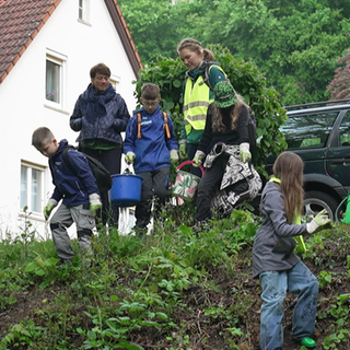 Sonja und Kinder in Wildberg