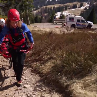 Bergretterin Anja Füssinger