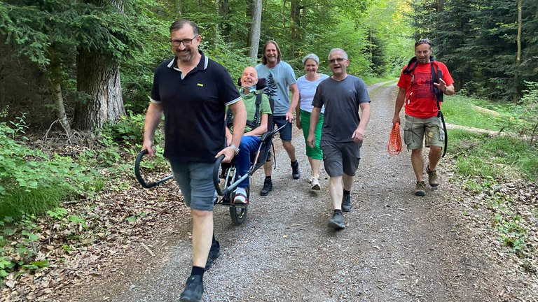 Für eine Tour durch die Dolomiten haben Stefan und seine Freunde vorab fleißig trainiert.