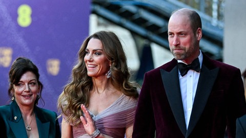 Prinz William und Prinzessin Catherine bei der Verleihung der BAFTA Film Awards 2026 in London.