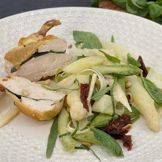 Mediterraner Spargelsalat