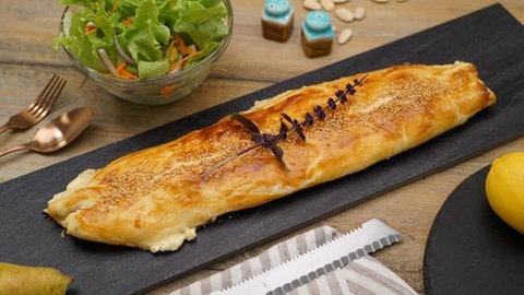 Käse-Schinken-Strudel