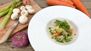 Leipziger Allerlei mit Grießnocken