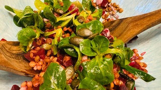 Linsensalat mit Rote Bete