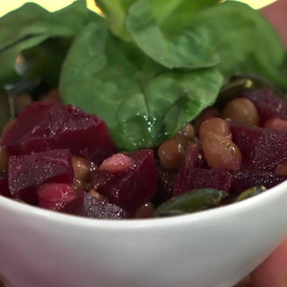 Linsensalat mit Roter Bete