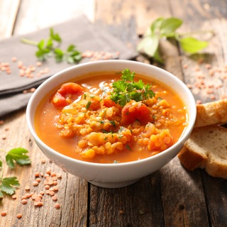 Rote Linsensuppe