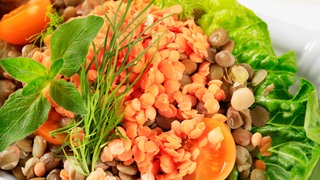 Orientalischer Linsensalat