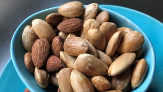 Hier machen nur die Röstaromen die Mandeln zu einem leckeren Snack - ganz ohne Zucker.