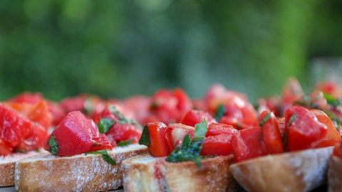 Bruschetta mit Tomaten