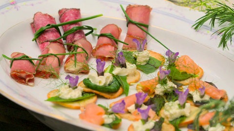 Fingerfood auf einer Platte