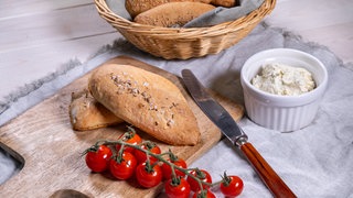 Fertige schwäbische Briegel als Grillbeilage