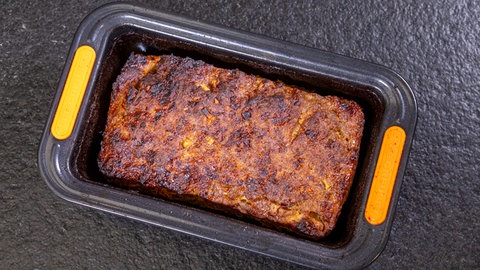 Der "Falsche Hase" direkt aus dem Backofen.